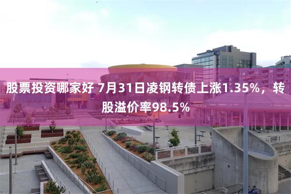 股票投资哪家好 7月31日凌钢转债上涨1.35%，转股溢价率98.5%