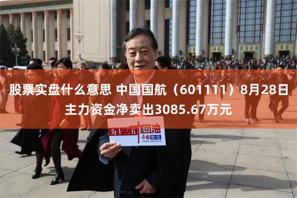 股票实盘什么意思 中国国航（601111）8月28日主力资金净卖出3085.67万元