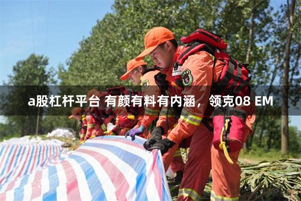 a股杠杆平台 有颜有料有内涵，领克08 EM