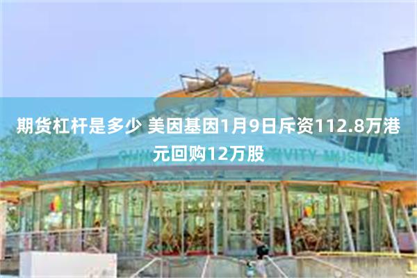 期货杠杆是多少 美因基因1月9日斥资112.8万港元回购12万股